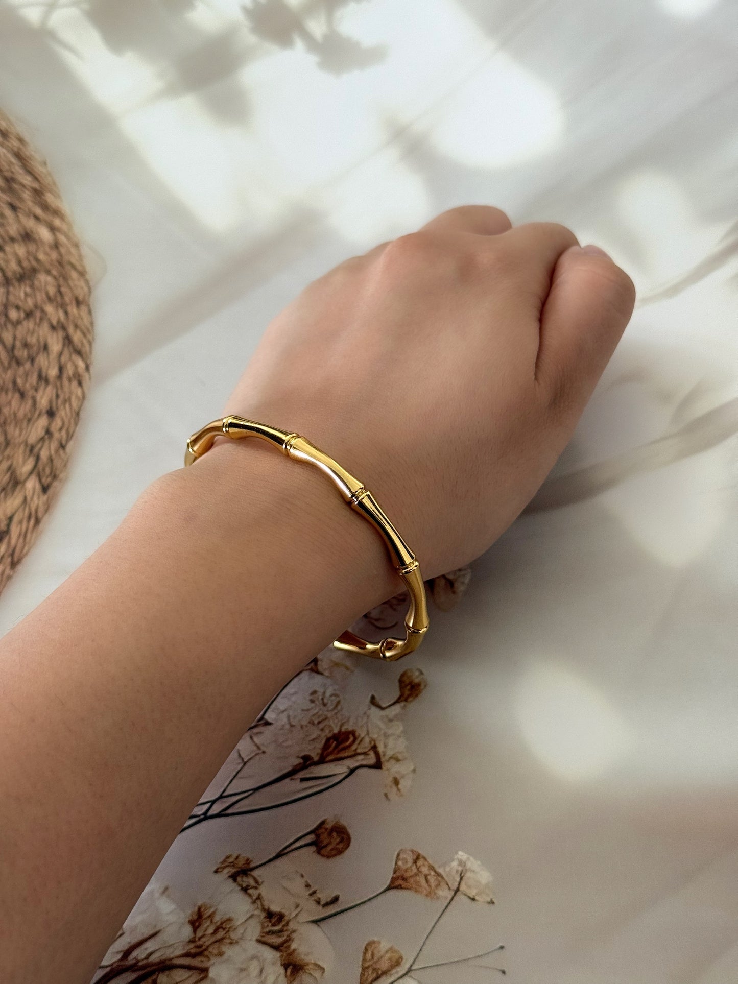 Bamboo Open Bracelet