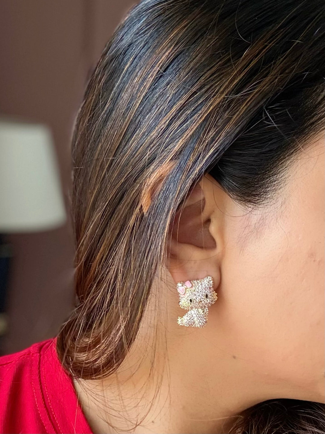 Glam Kitty Studs