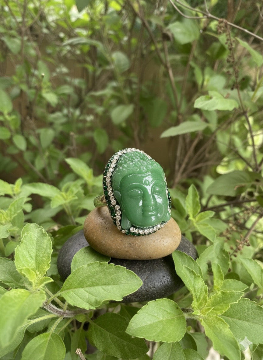 Serene Buddha Ring