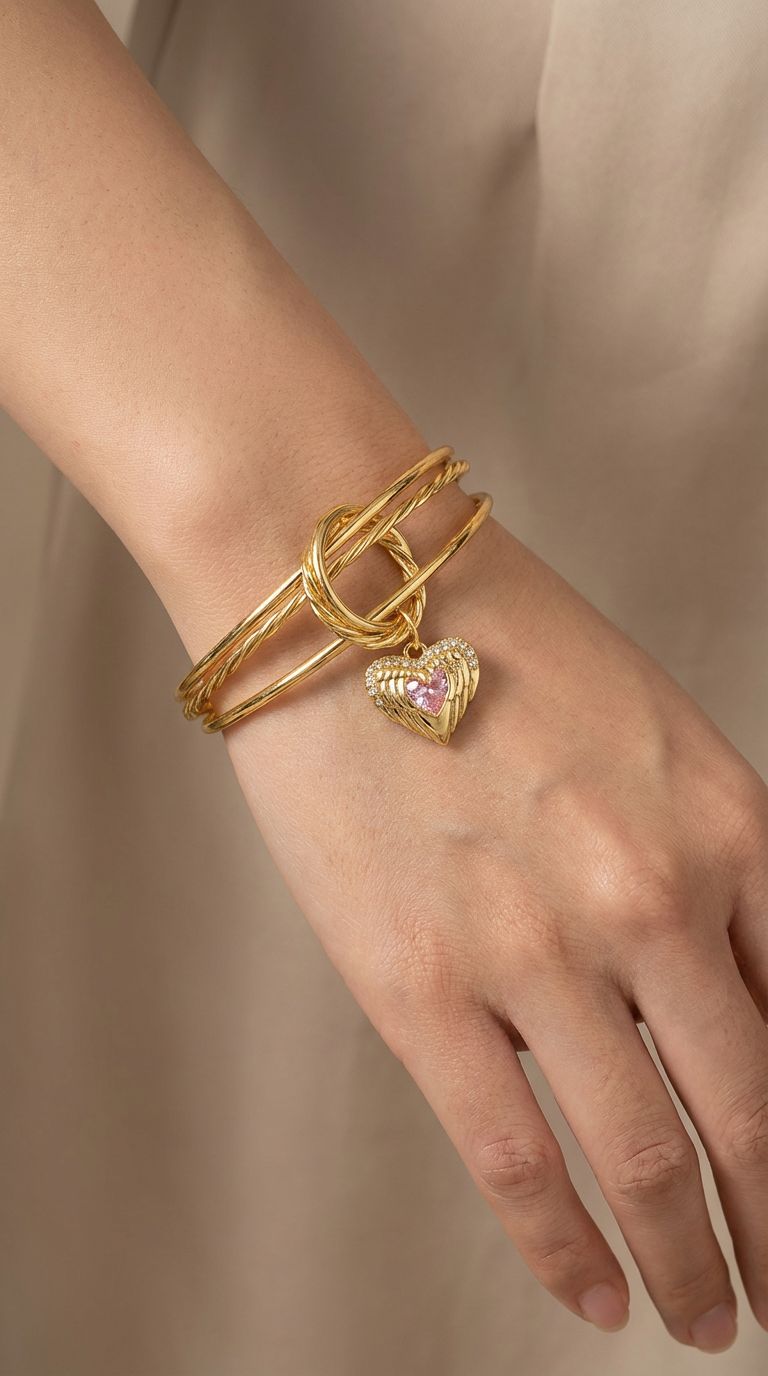 Infinite romance cuff