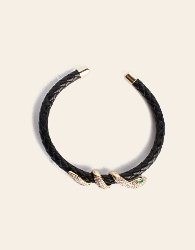 Serpentini leather bands