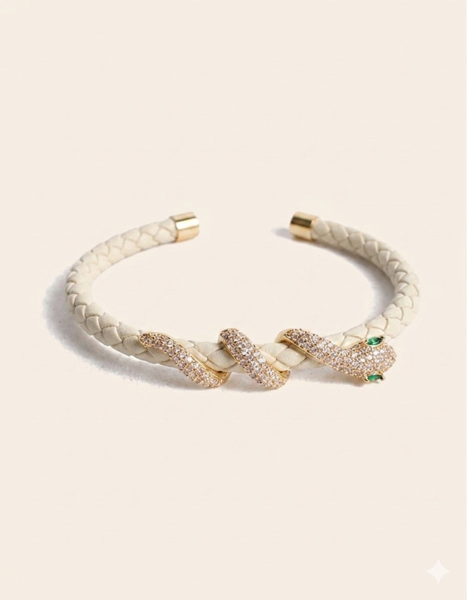 Serpentini leather bands