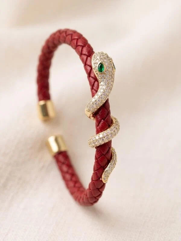 Serpentini leather bands