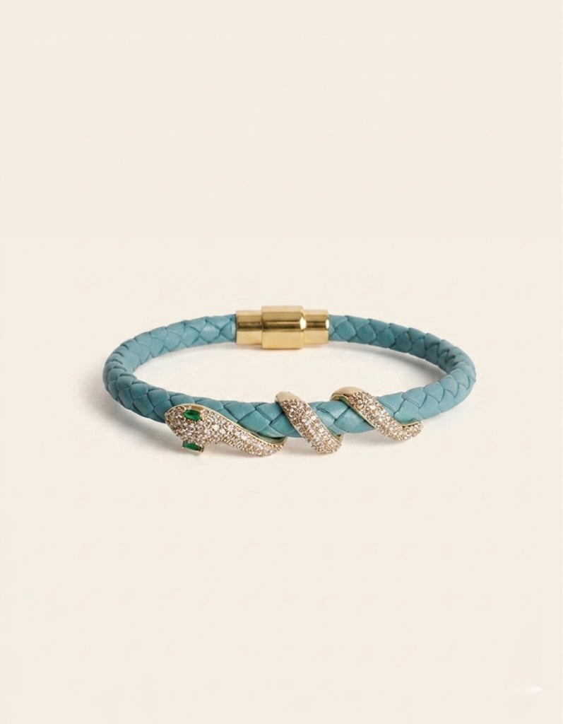 Serpentini leather bands