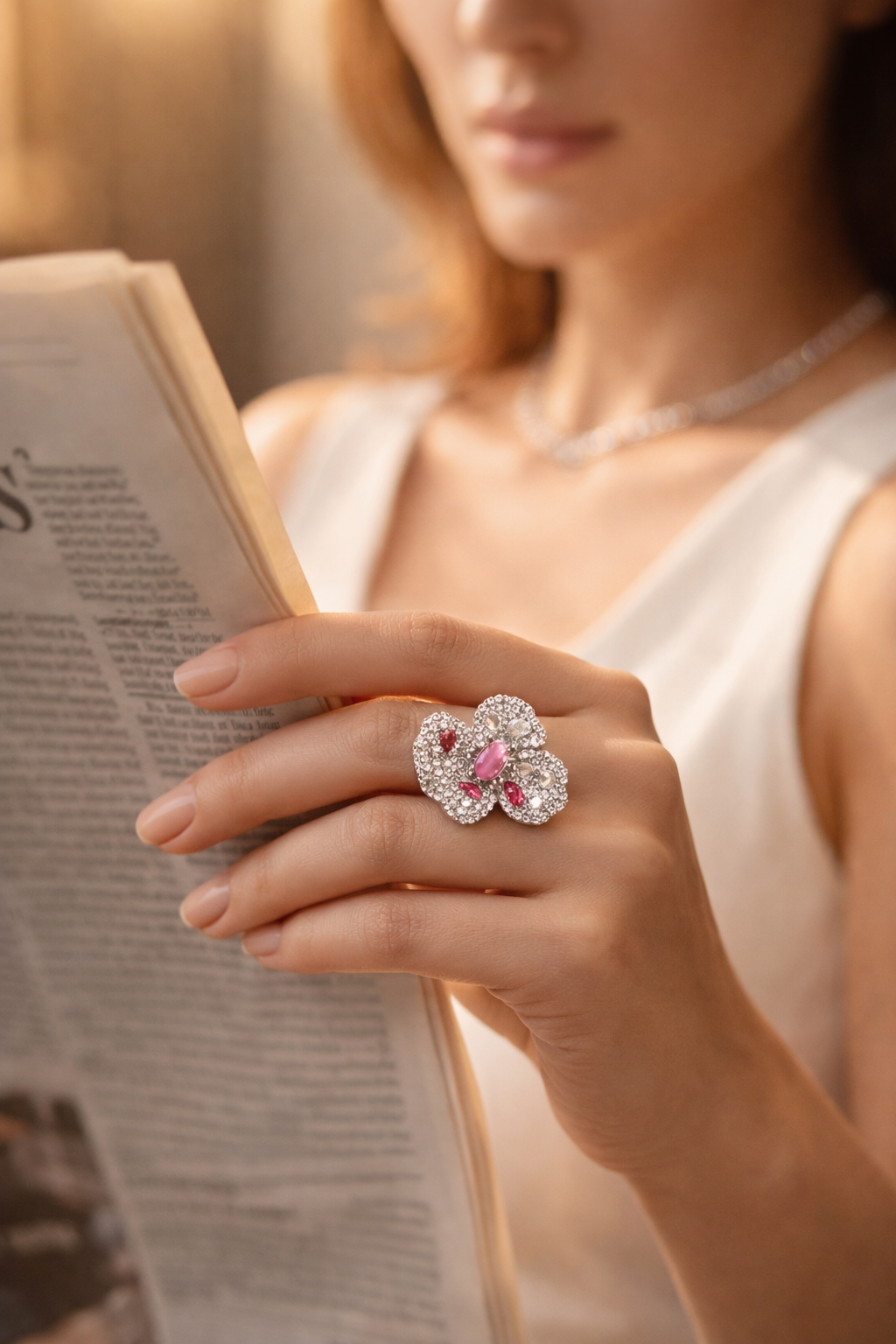 Opaline Blush Ring