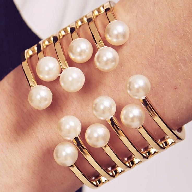 Pearl Cascade Cuff