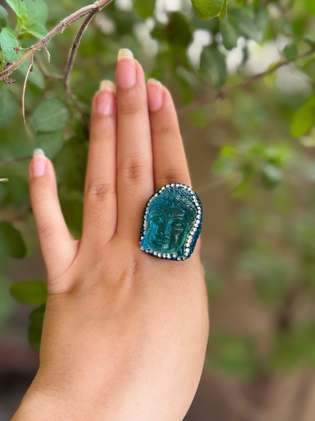 Serene Buddha Ring