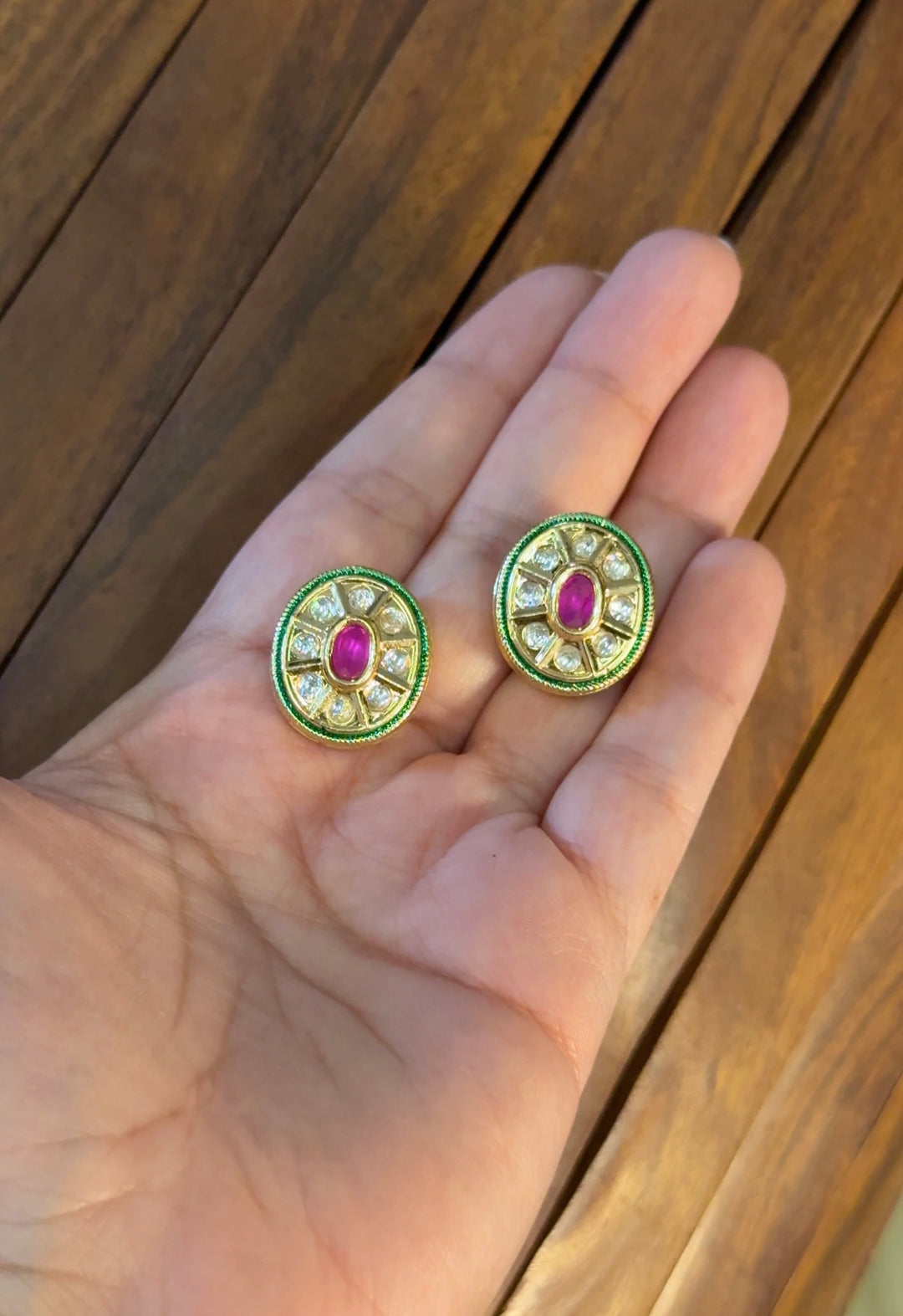 Polki Studs