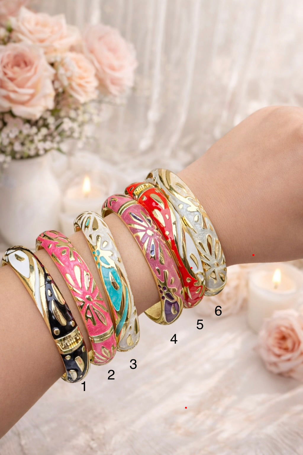 Confetti royale bangles