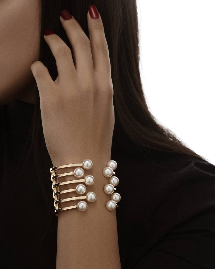 Pearl Cascade Cuff