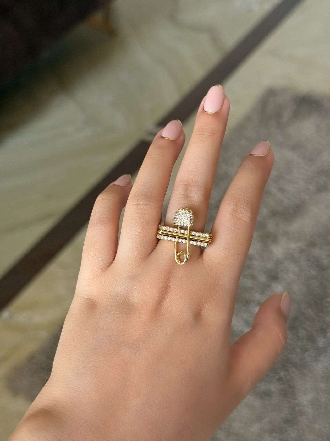 Safety Pin Ring
