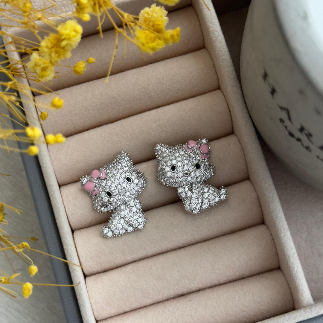 Glam Kitty Studs