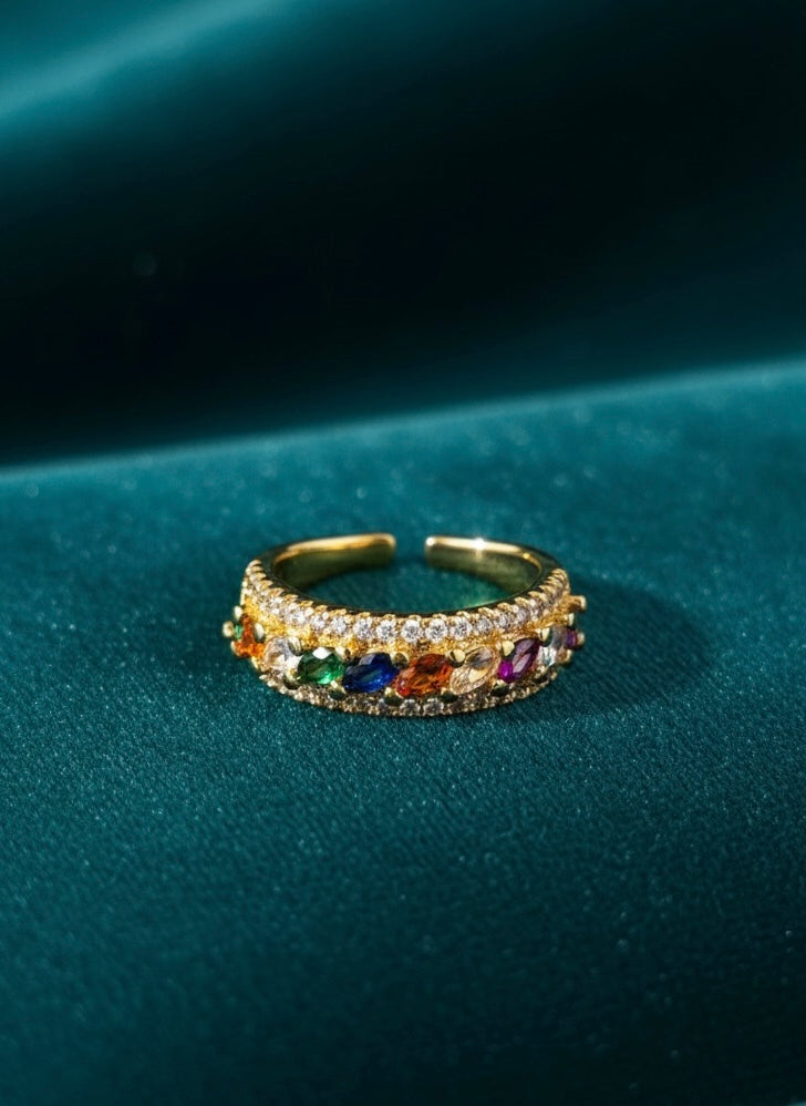 Rainbow Marquise Band