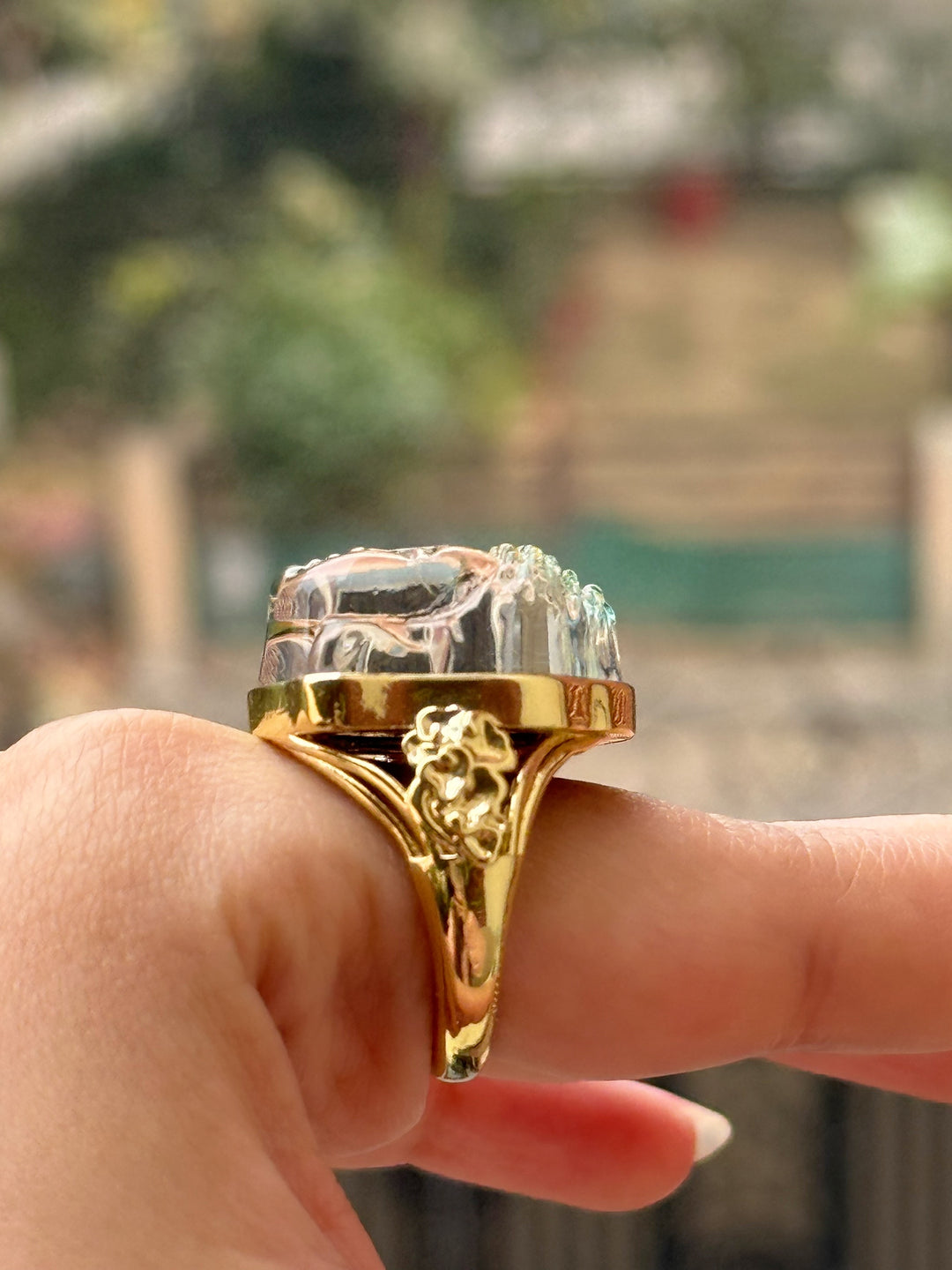 Royal Serene Buddha Ring