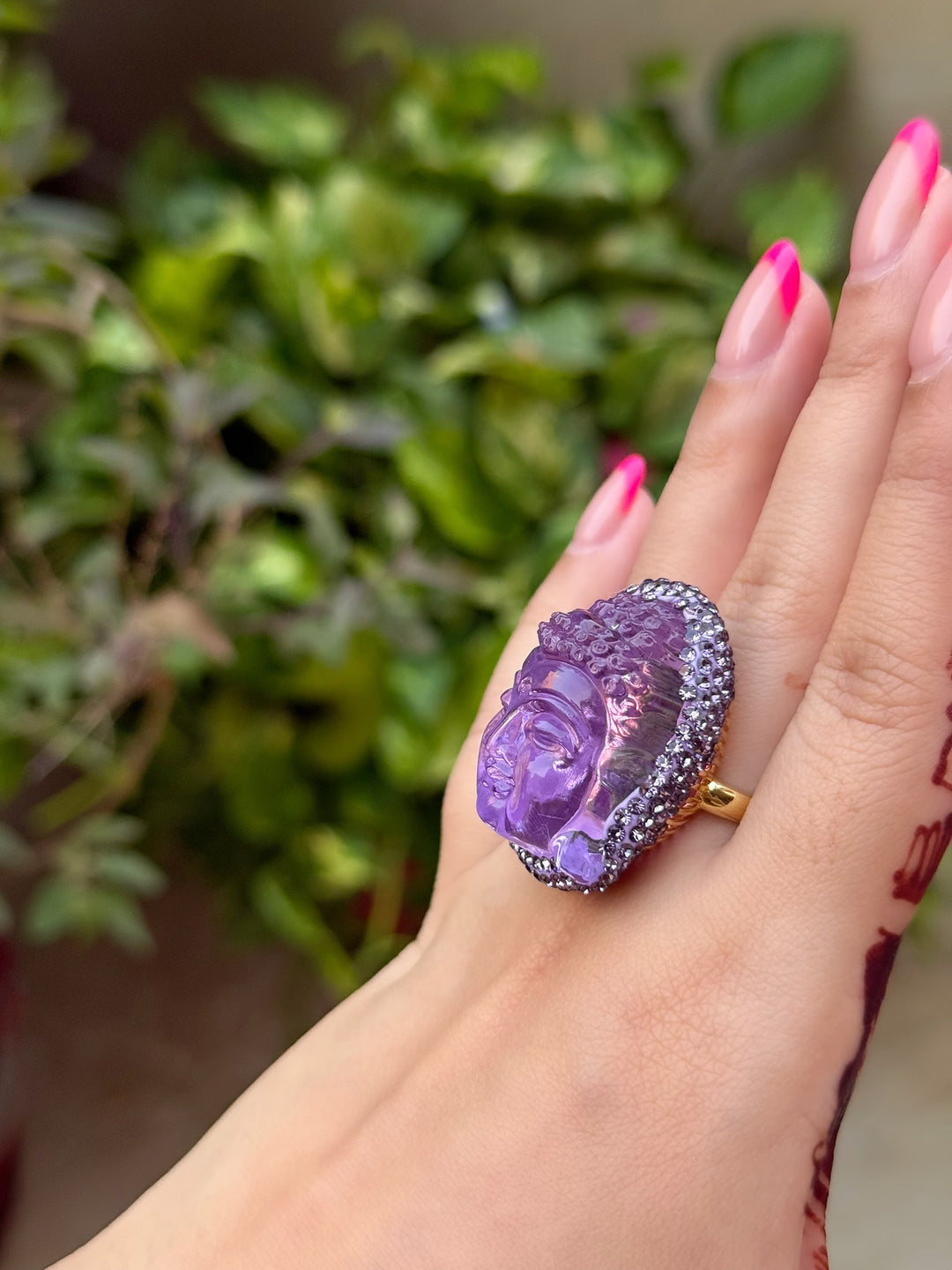 Serene Buddha Ring