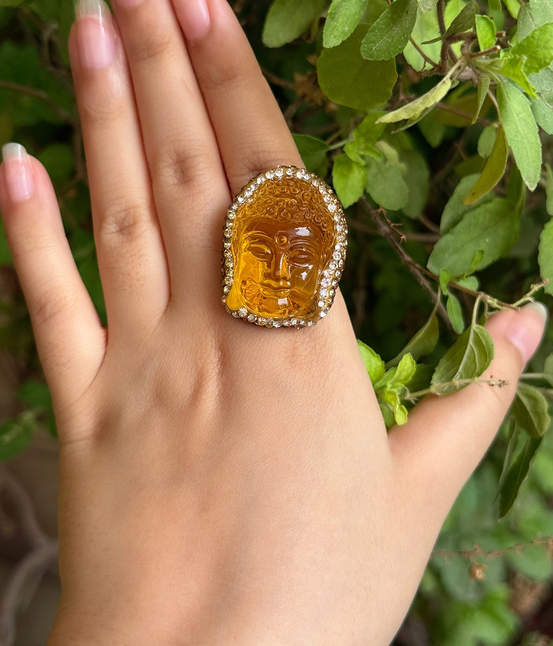 Serene Buddha Ring
