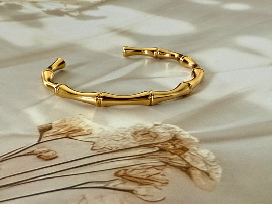 Bamboo Open Bracelet