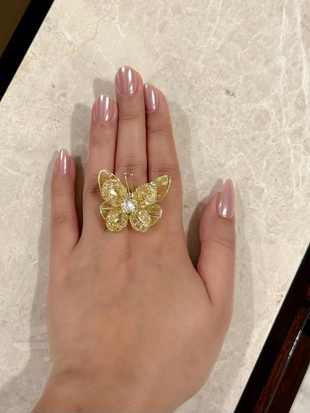 Gold Wing Ring