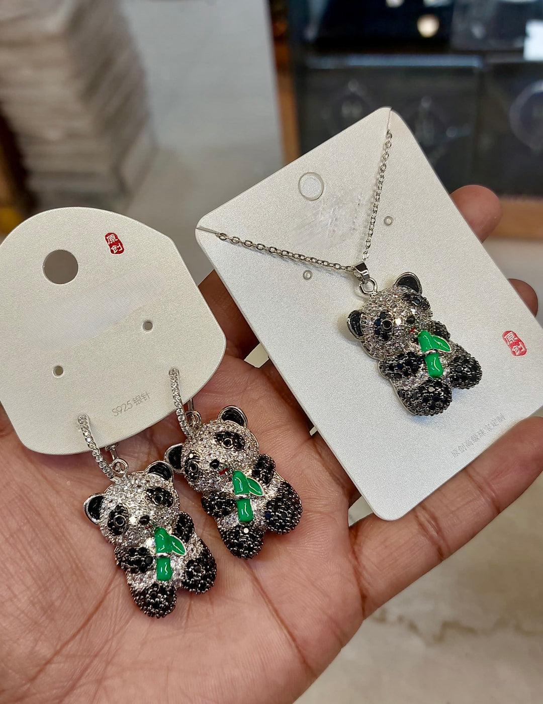 Panda pendant set