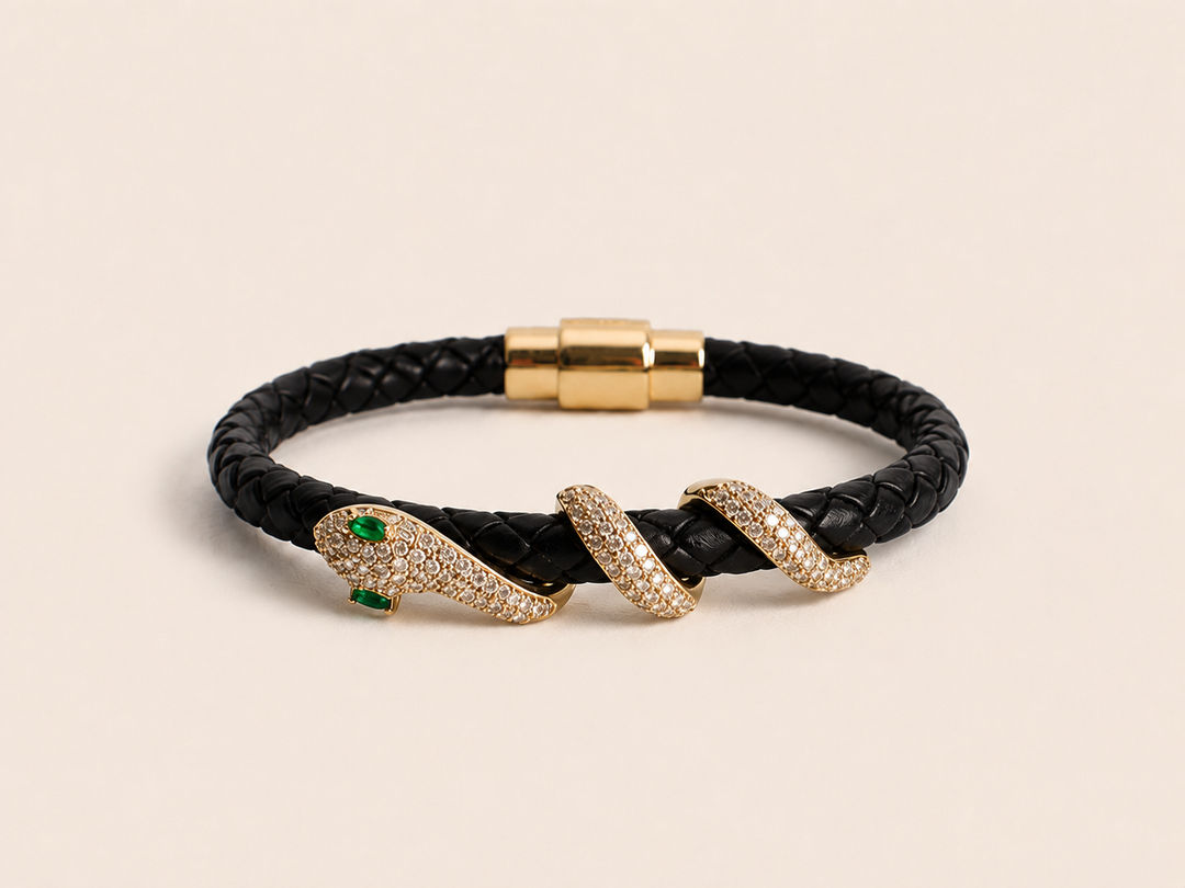 Serpentini leather bands