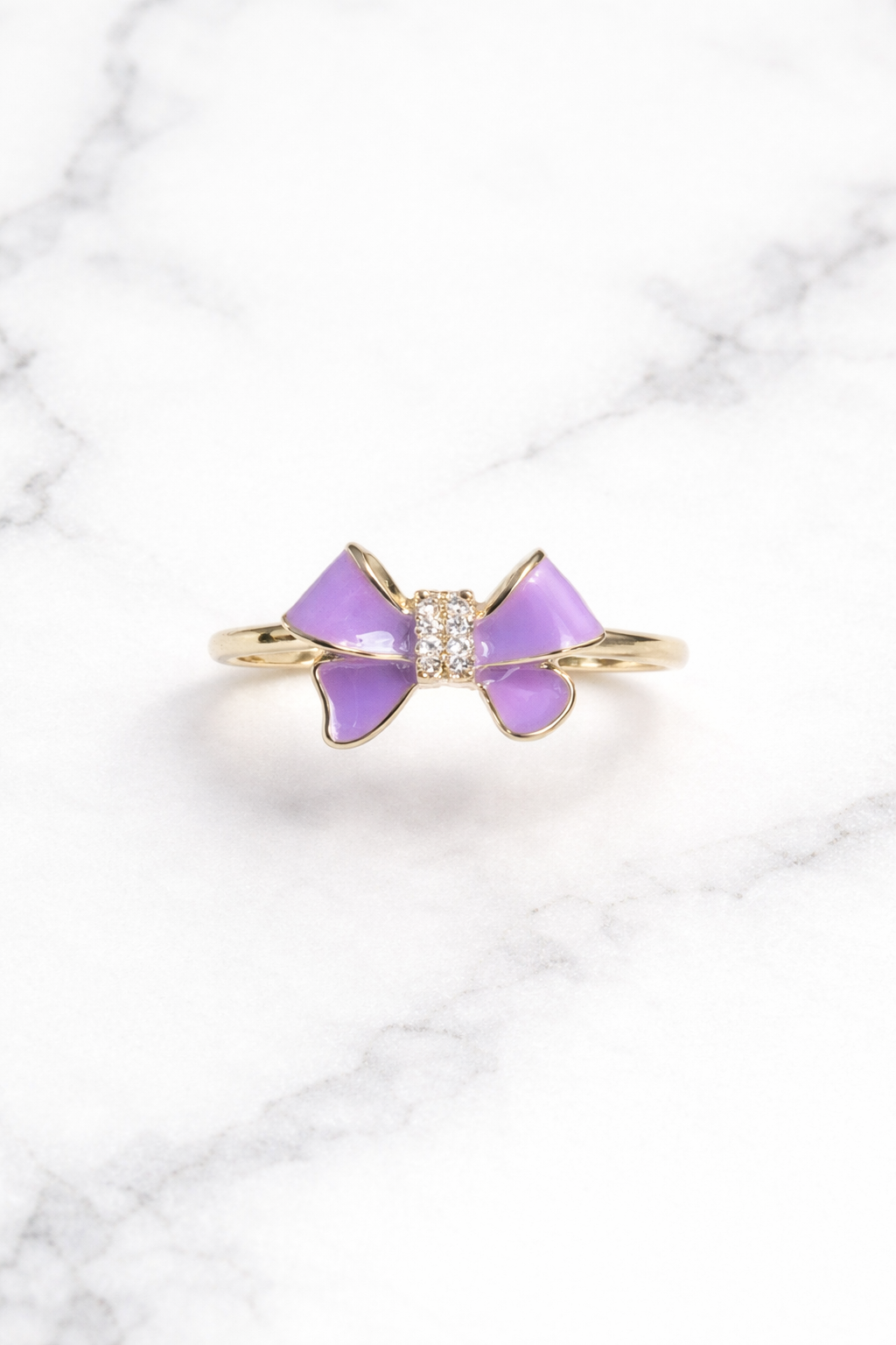 Lavender loop ring
