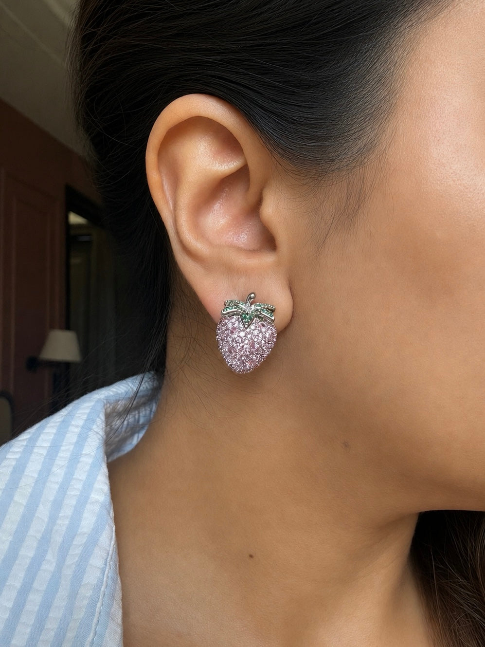 Strawberry Sparkle Studs