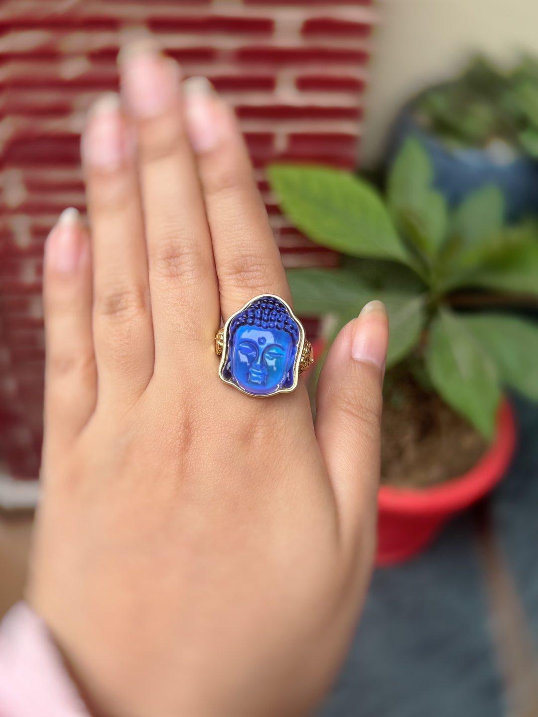 Royal Serene Buddha Ring