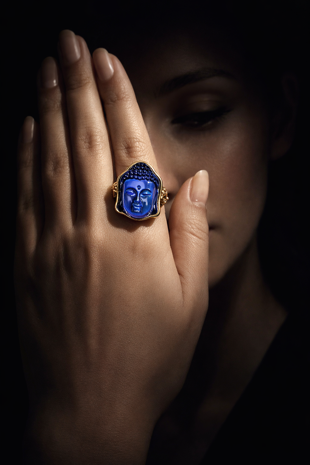 Royal Serene Buddha Ring