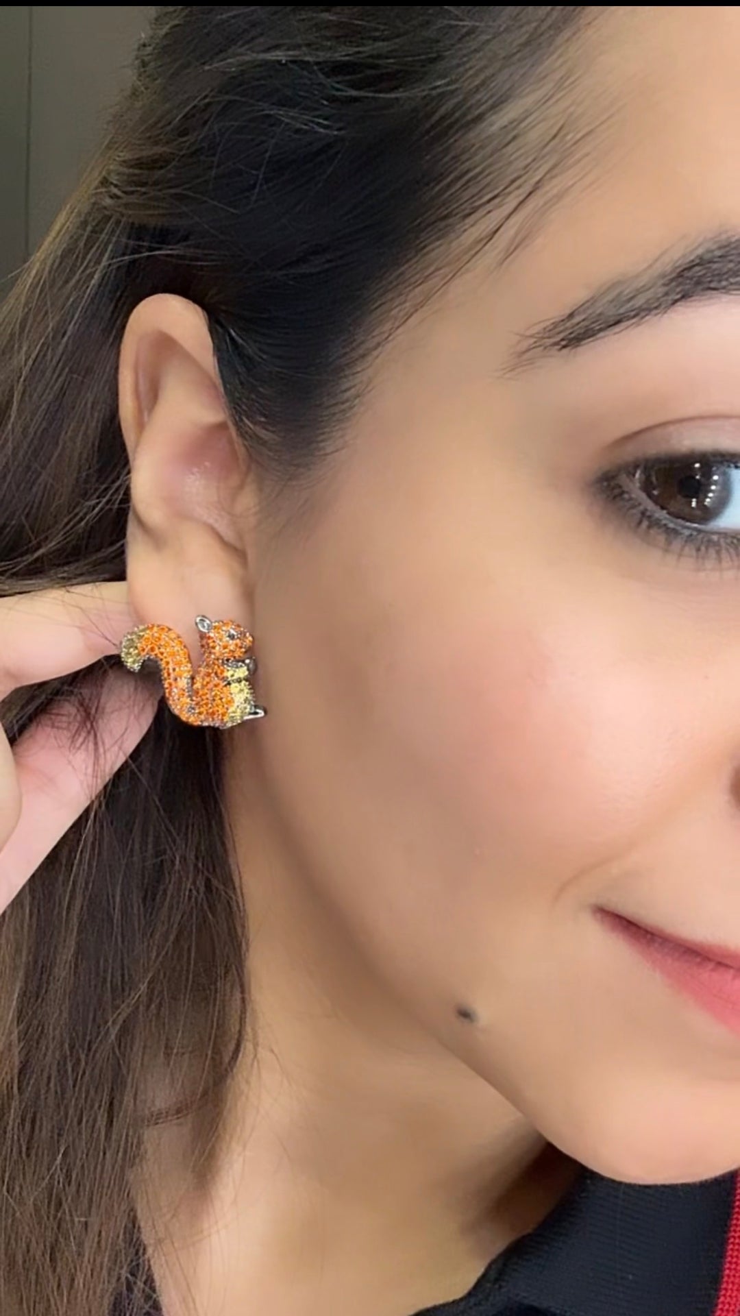 Nutty Squirrel Studs