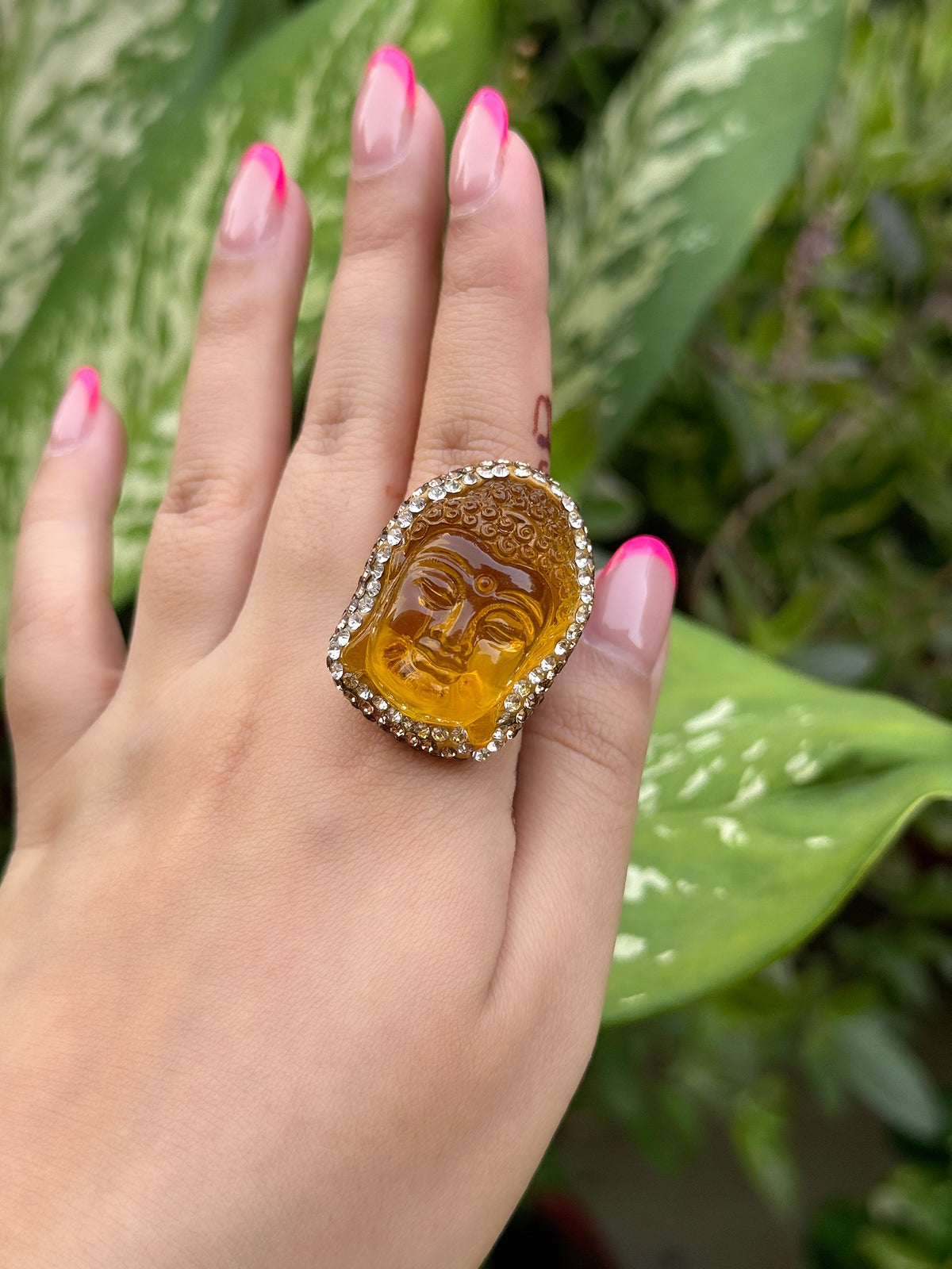 Serene buddha ring