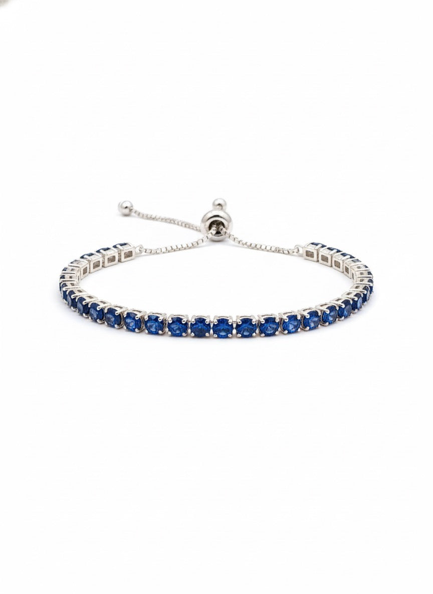 Adjustable chain tennis bracelets