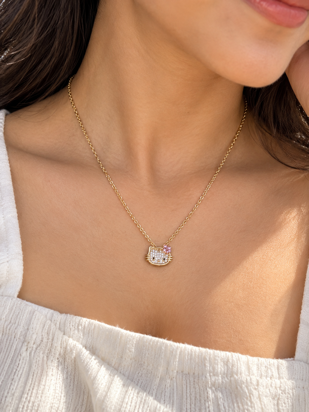 Hello Kitty Pendant Set