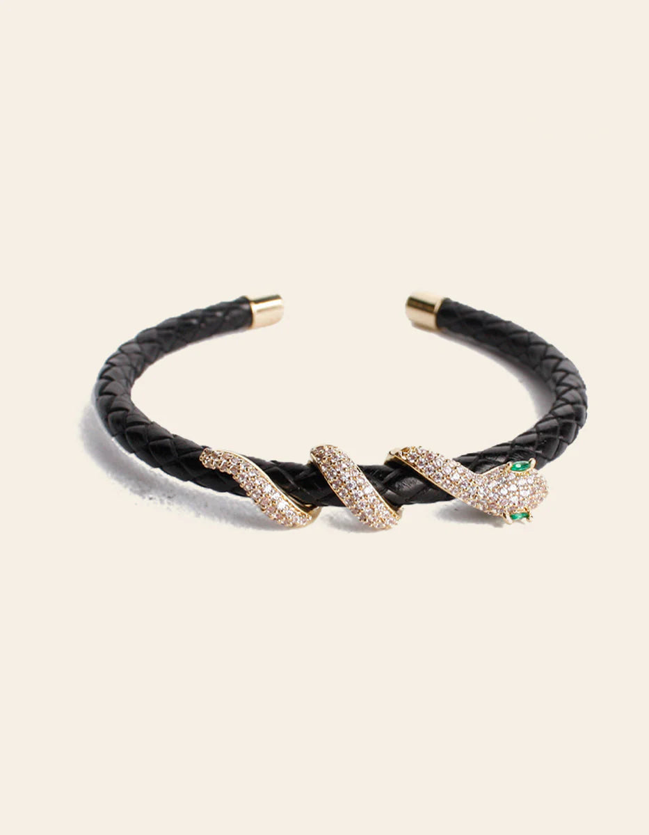 Serpentini leather bands